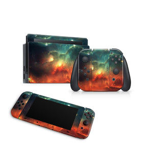 Nintendo Switch Skin Decal For Console Joy-Con And Dock Heavens Solar System - ZoomHitskin