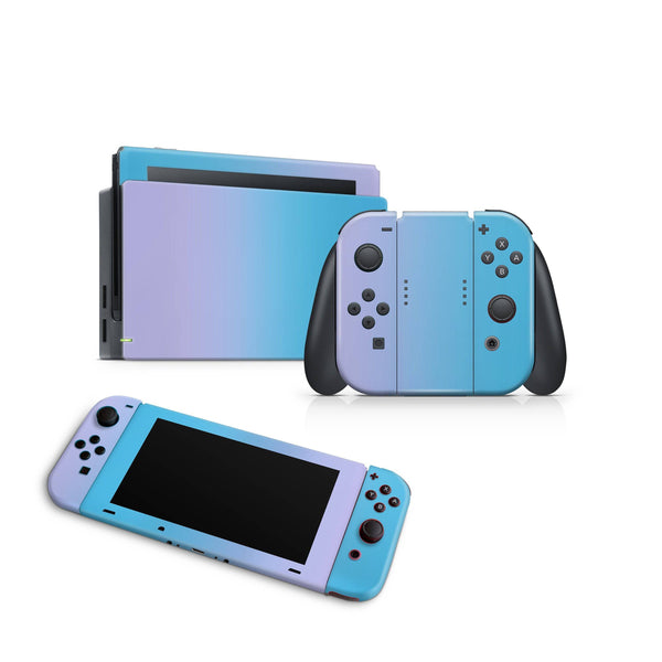 Nintendo Switch Skin Decal For Console Joy-Con And Dock Indigo - ZoomHitskin