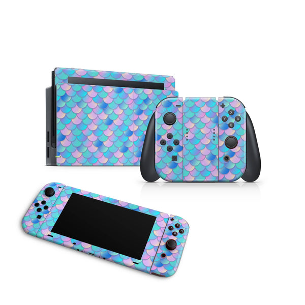 Nintendo Switch Skin Decal For Console Joy-Con And Dock Mermaid - ZoomHitskin