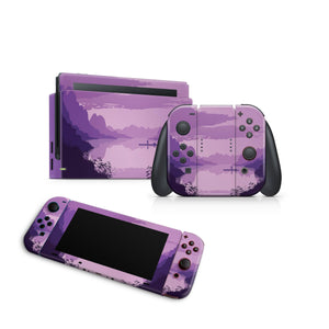 Nintendo Switch Skin Decal For Console Joy-Con And Dock Panorama - ZoomHitskin