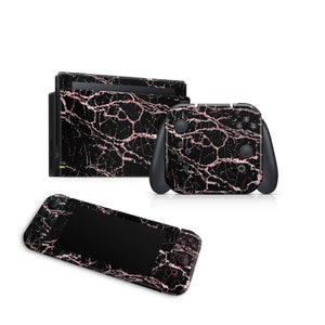 Nintendo Switch Skin Decal For Console Joy-Con And Dock Quartz RoseGold - ZoomHitskin