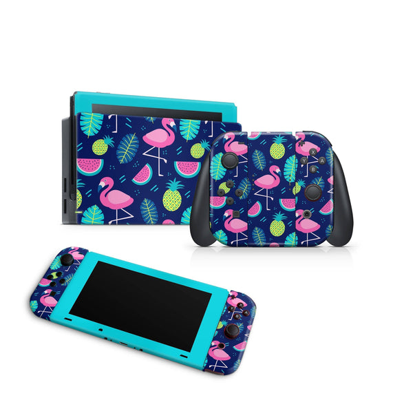 Nintendo Switch Skin Decal For Console Joy-Con And Dock Rosy Fleming - ZoomHitskin