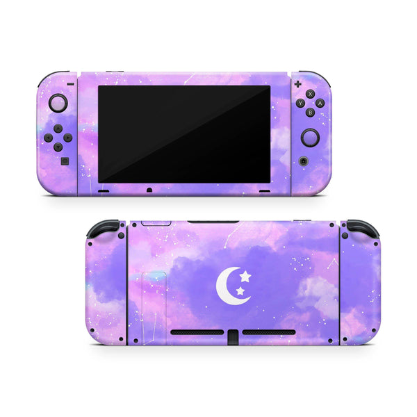 Nintendo Switch Skin Decal For Console Joy-Con And Dock Starry Night - ZoomHitskin