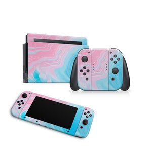 Nintendo Switch Skin Decal For Console Joy-Con And Dock Topaz Agate - ZoomHitskin