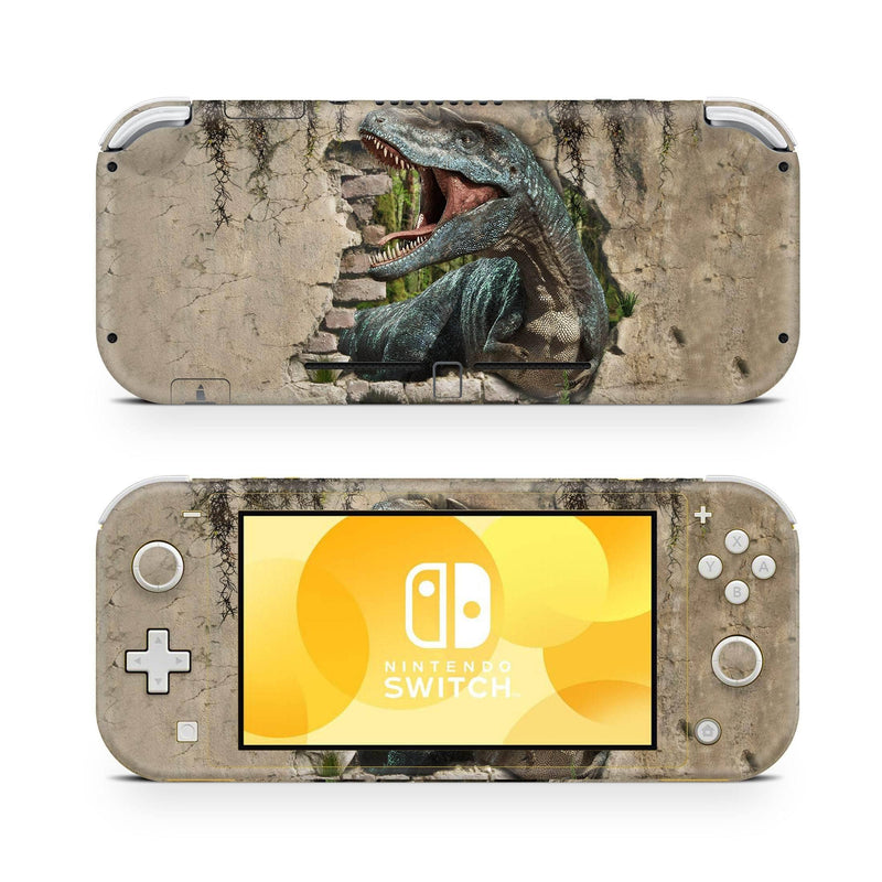 Dinosaur Jungle Nintendo Switch Lite Skin Decal For Console - ZoomHitskin