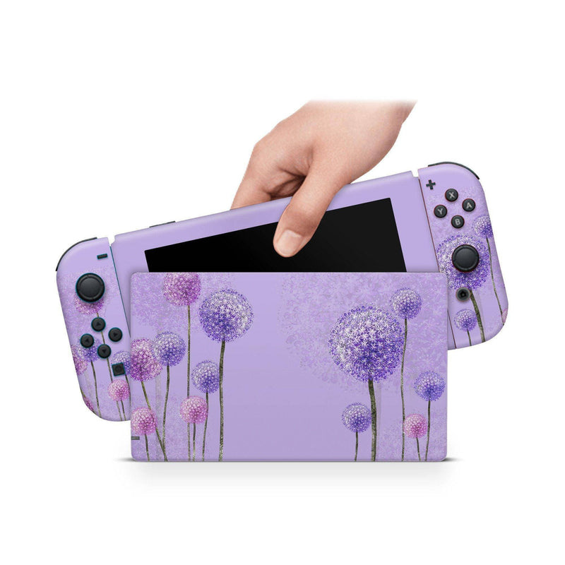 Nintendo Switch Skin Decal For Console Joy-Con And Dock Anise Hyssop - ZoomHitskin