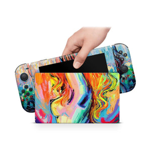 Nintendo Switch Skin Decal For Console Joy-Con And Dock Body Painting - ZoomHitskin