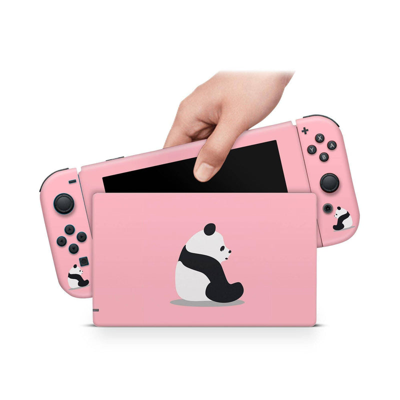 Nintendo Switch Skin Decal For Console Joy-Con And Dock Giant Panda - ZoomHitskin