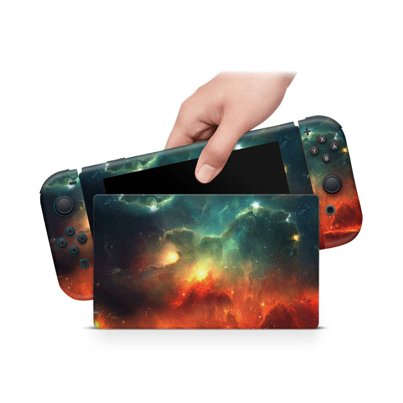 Nintendo Switch Skin Decal For Console Joy-Con And Dock Heavens Solar System - ZoomHitskin