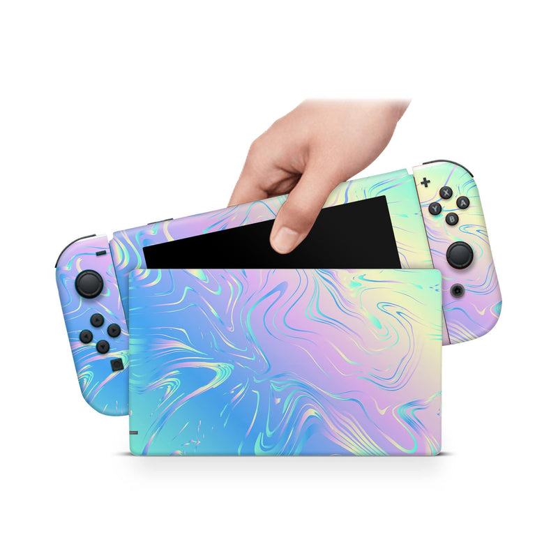 Opaline Nintendo Switch Skin Decal For Console Joy-Con And Dock - ZoomHitskin