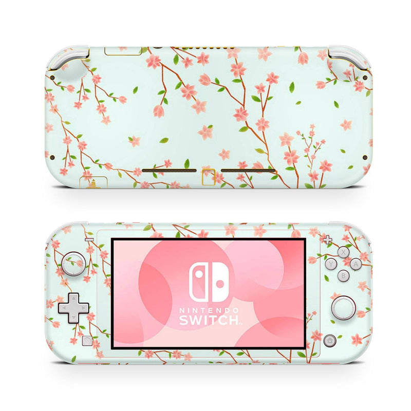Nintendo Switch Lite Decal Skin For Game Console Garden Leafs - ZoomHitskin