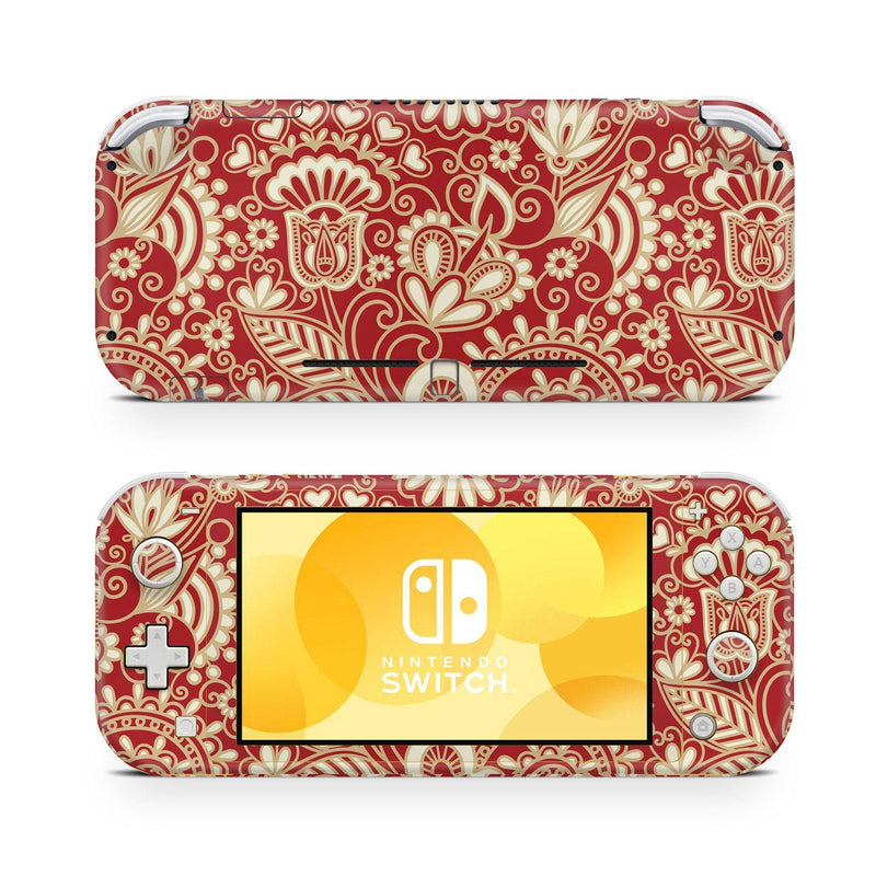 Nintendo Switch Lite Skin Decal For Console Art Chinese Antique Temple Painting - ZoomHitskin