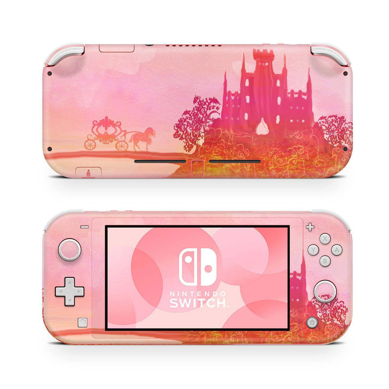 Nintendo Switch Lite Skin Decal For Console Cinderella Castle Princess - ZoomHitskin