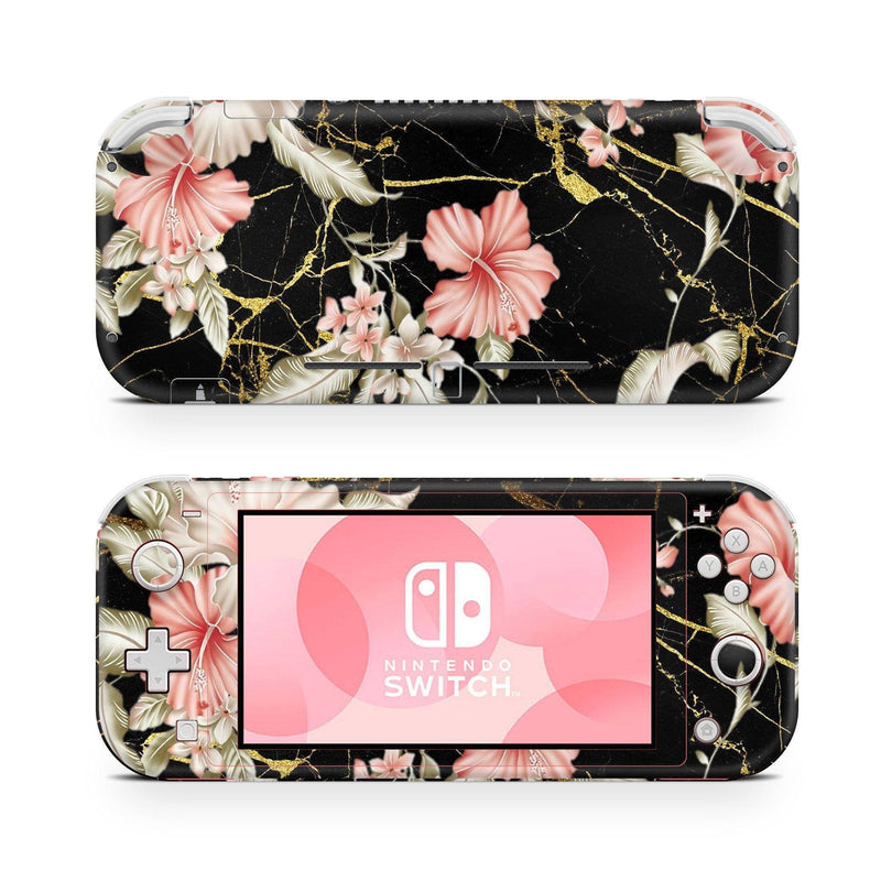 Nintendo Switch Lite Skin Decal For Console Hibiscus - ZoomHitskin