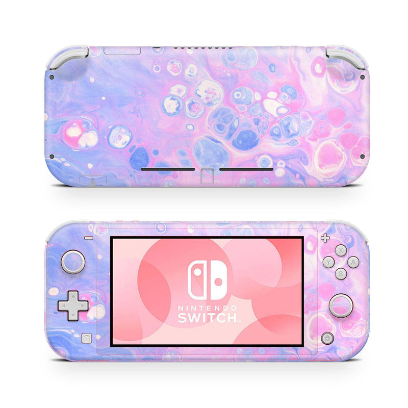 Nintendo Switch Lite Skin Decal For Console Liquid Opal Bulle Abstract - ZoomHitskin