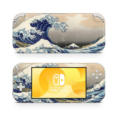 Nintendo Switch Lite Skin Decal For Console Wave Beach Ocean - ZoomHitskin