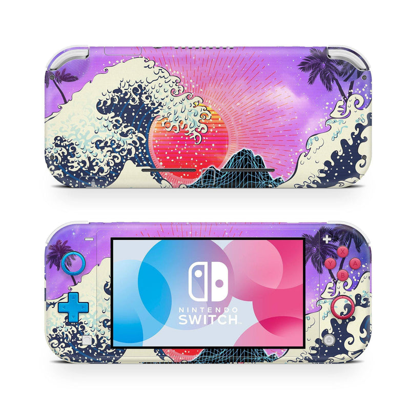Nintendo Switch Lite Skin Decal For Game Console Big Waves - ZoomHitskin