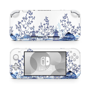 Nintendo Switch Lite Skin Decal For Game Console Chinese Pagodas - ZoomHitskin