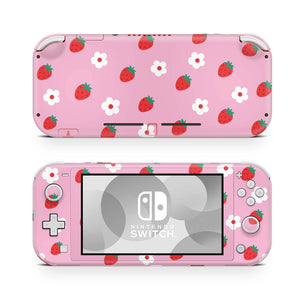 Nintendo Switch Lite Skin Decal For Game Console Cute Strawberry - ZoomHitskin