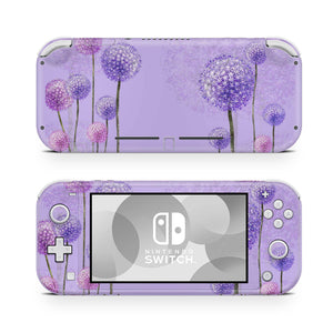 Nintendo Switch Lite Skin Decal For Game Console Fields Spring Lilas - ZoomHitskin