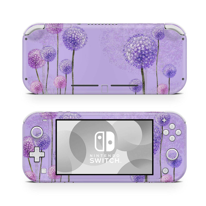 Nintendo Switch Lite Skin Decal For Game Console Fields Spring Lilas - ZoomHitskin