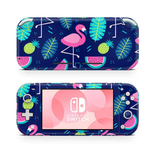 Nintendo Switch Lite Skin Decal For Game Console Flamingo Tropic - ZoomHitskin
