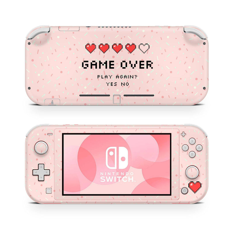 Nintendo Switch Lite Skin Decal For Game Console Heart over - ZoomHitskin
