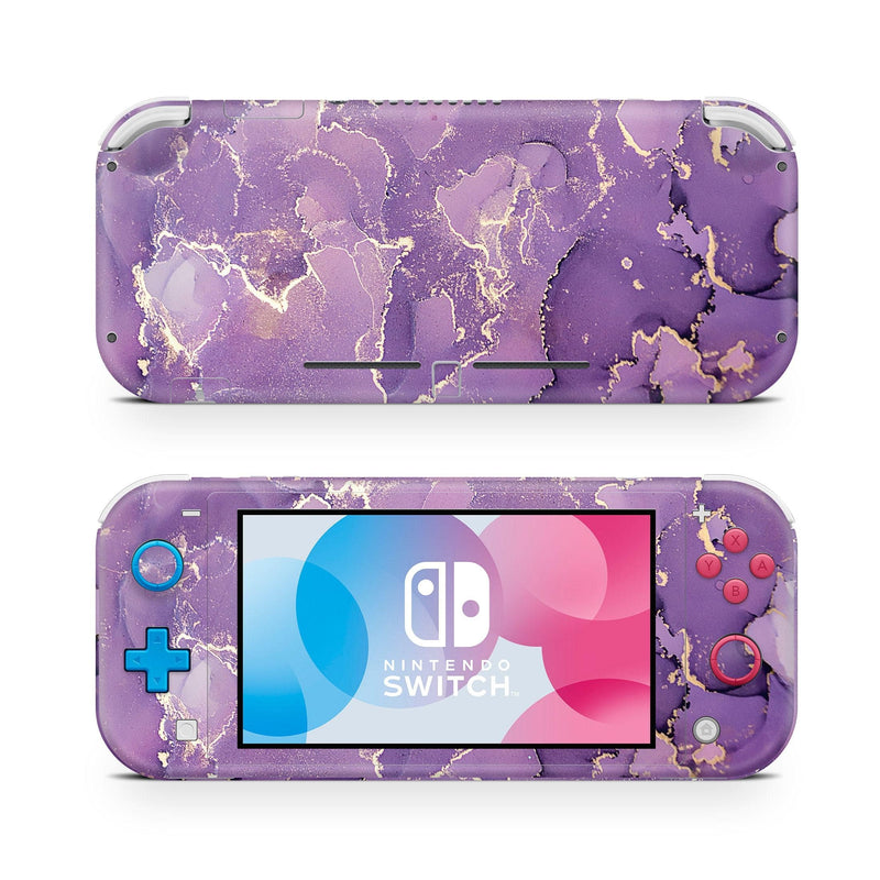 Nintendo Switch Lite Skin Decal For Game Console Lavender Rock - ZoomHitskin