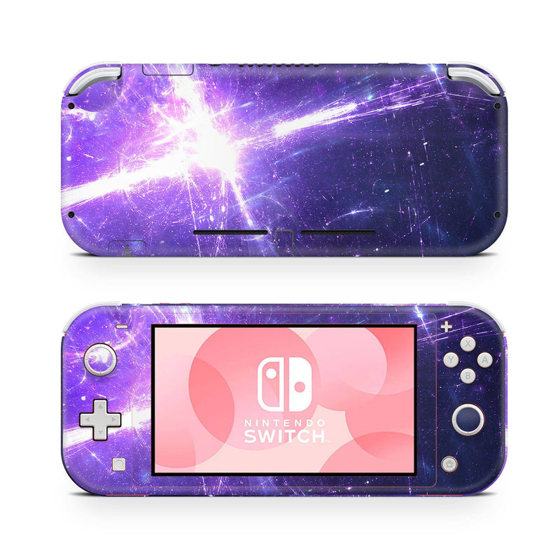Nintendo Switch Lite Skin Decal For Game Console Lightning Cosmos Universe - ZoomHitskin