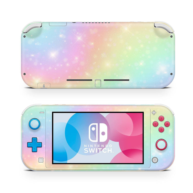 Nintendo Switch Lite Skin Decal For Game Console Magic Rainbow - ZoomHitskin
