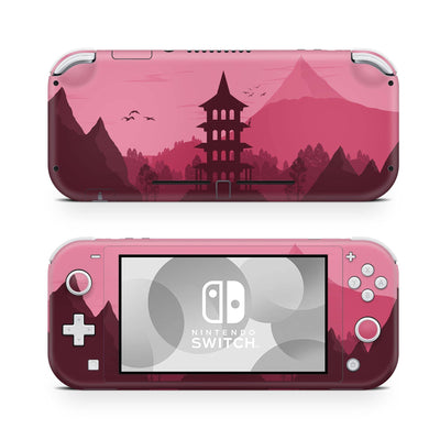 Nintendo Switch Lite Skin Decal For Game Console Nature Burgundy - ZoomHitskin