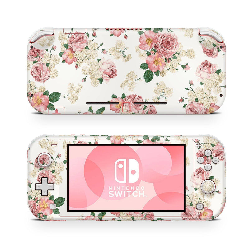 Nintendo Switch Lite Skin Decal For Game Console Old Vintage Flourish - ZoomHitskin