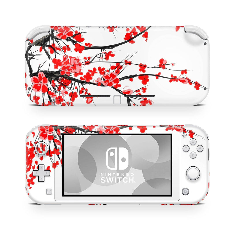 Nintendo Switch Lite Skin Decal For Game Console Oriental Cherrywood - ZoomHitskin
