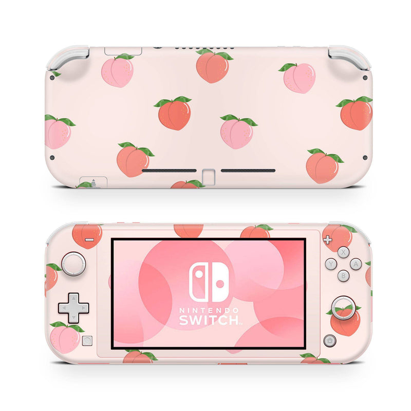 Nintendo Switch Lite Skin Decal For Game Console Peaches Fruits - ZoomHitskin