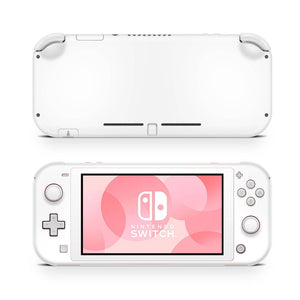 Nintendo Switch Lite Skin Decal For Game Console White Plain - ZoomHitskin
