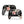 Charger l&#39;image dans la galerie, Nintendo Switch Pro Controller Skin Decal Sticker Black Floral Leaf Flowers Pink Coral Hibiscus Chinese Rose Asia Mint Leave Custom Wrap Set - ZoomHitskin
