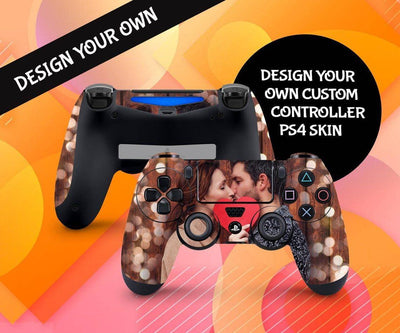 Personalized Your PS4 Controller With Your Favorite Picture , Custom Your Own Photo PS4 Controller Skin , Full Wrap Vinyl Decal - ZoomHitskin
