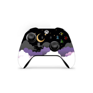 Black Moon Clouds Skin For The Xbox Controller - ZoomHitskin
