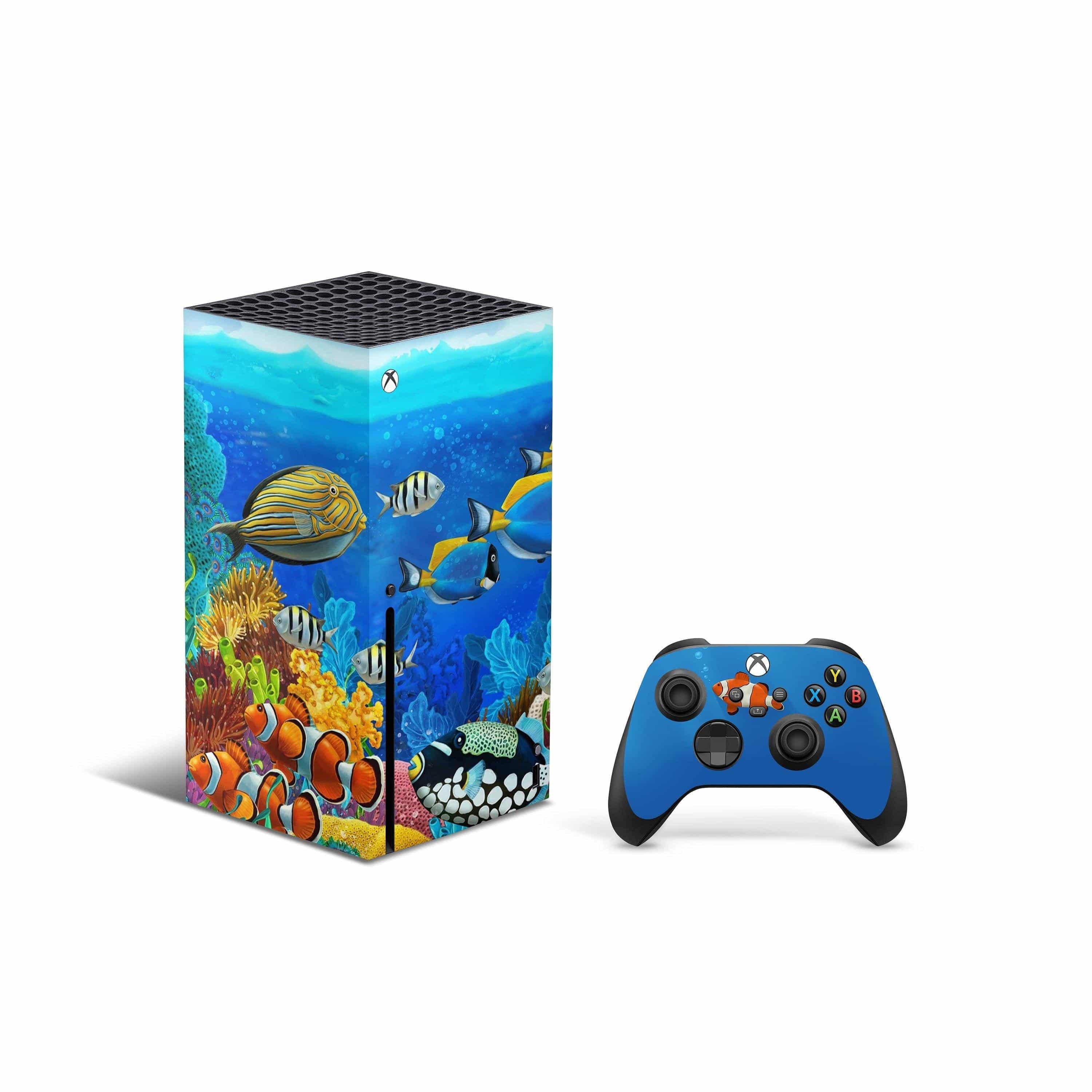 thumbnail image 2 of Xbox Series X Skin Wrap - Alien Design Vinyl Decals For Console & Controllers 2 of 13