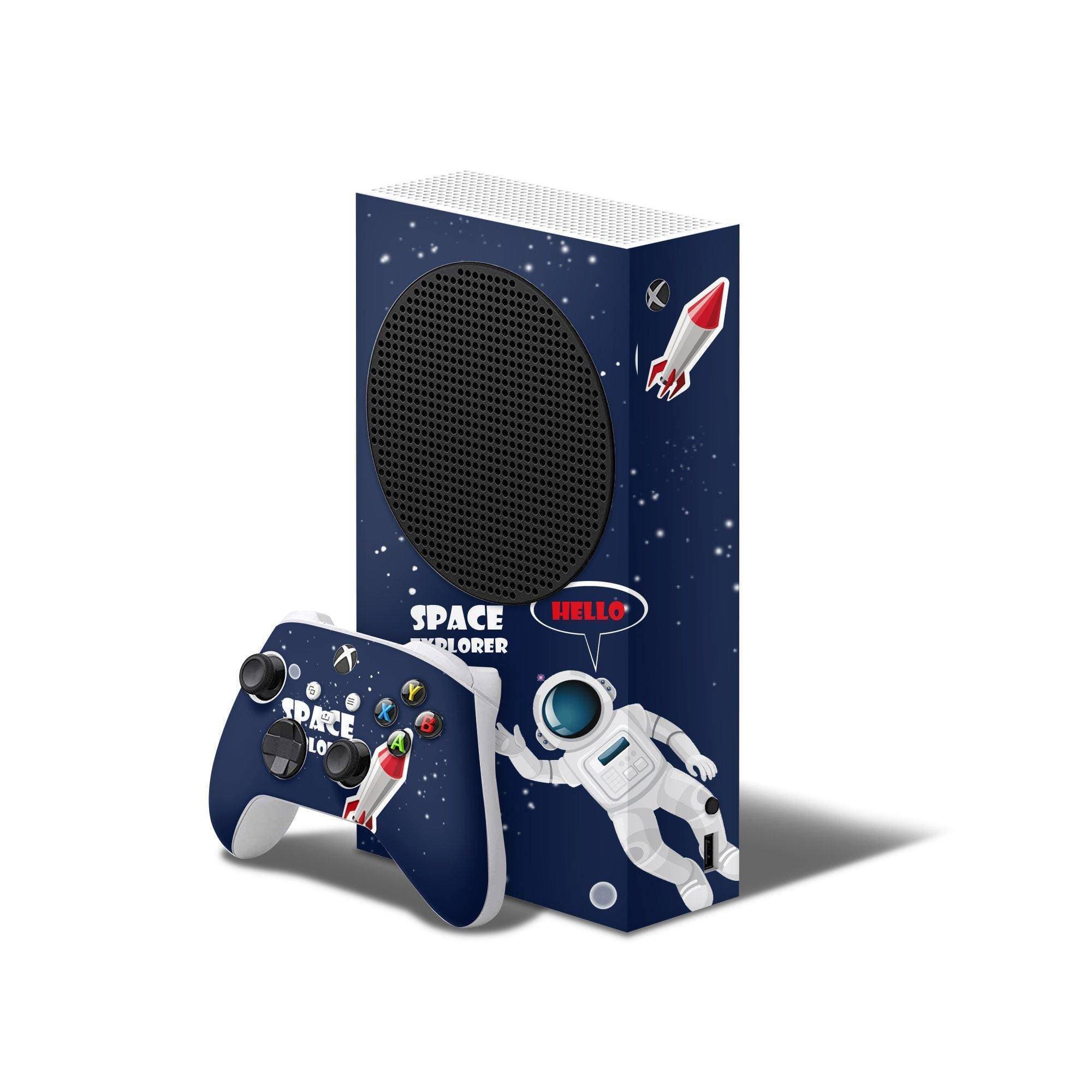 Xbox Series S Skin Decals - Astronaut - Wrap Vinyl Sticker, image size:2000x2000