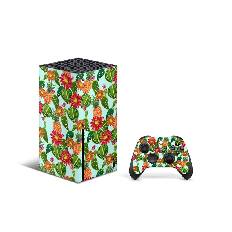Cactus Desert Skin Decal For Xbox Series X Console And Controller , Full Wrap Vinyl For Xbox Series X - ZoomHitskin