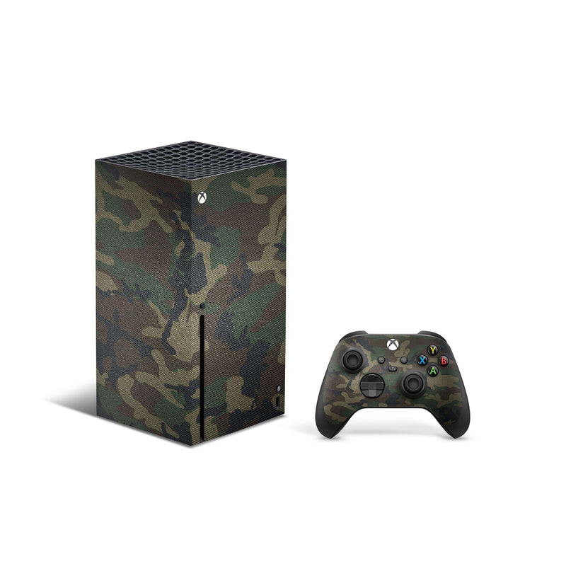 Camouflage Skin Decal For Xbox Series X Console And Controller , Full Wrap Vinyl For Xbox Series X - ZoomHitskin