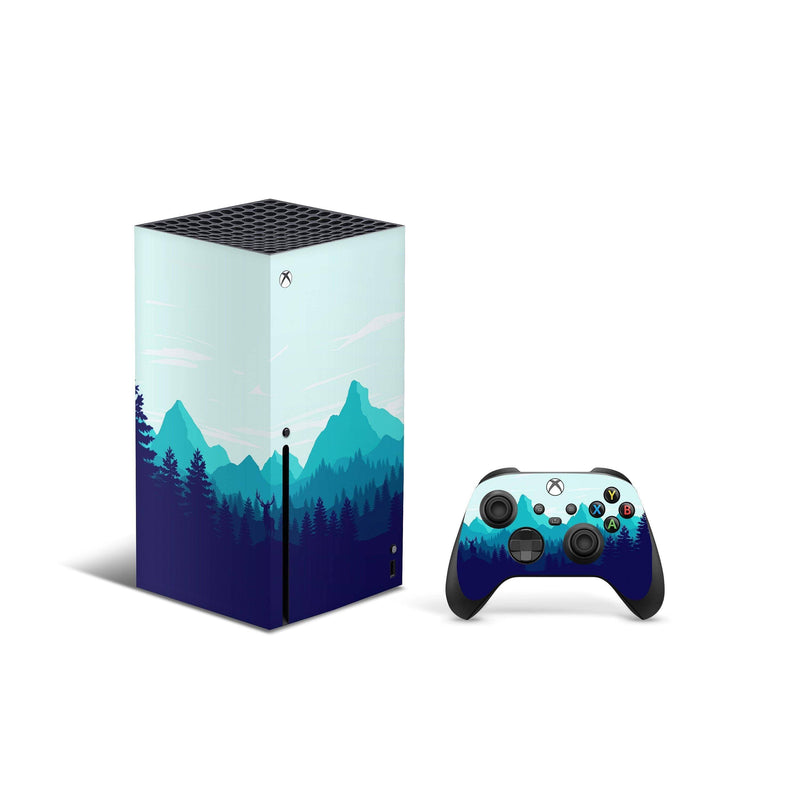 Mountain Alpine Skin Decal For Xbox Series X Console And Controller , Full Wrap Vinyl For Xbox Series X - ZoomHitskin