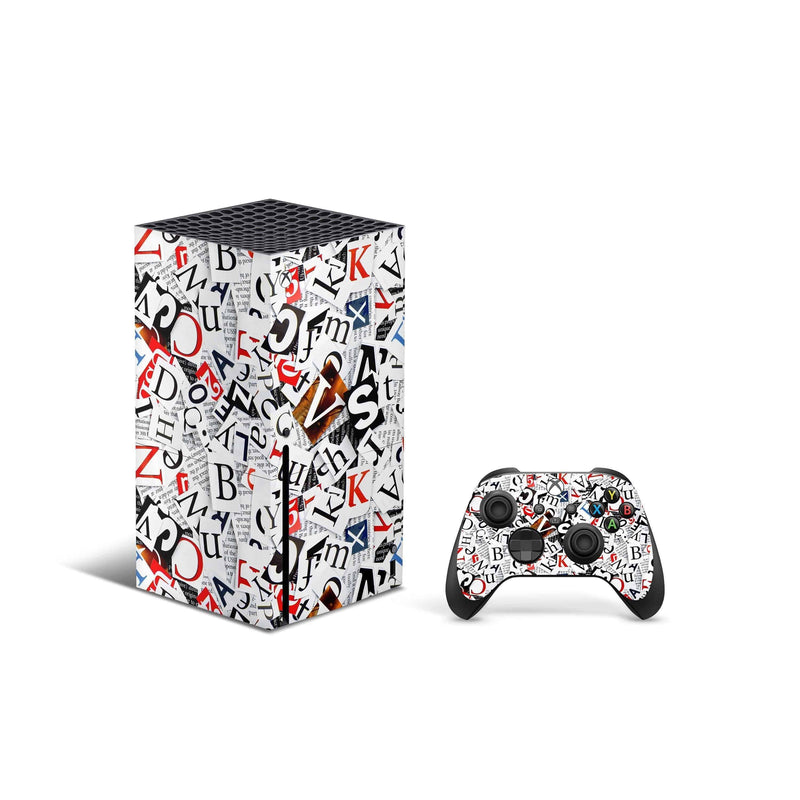 Paper Skin Decal For Xbox Series X Console And Controller , Full Wrap Vinyl For Xbox Series X - ZoomHitskin