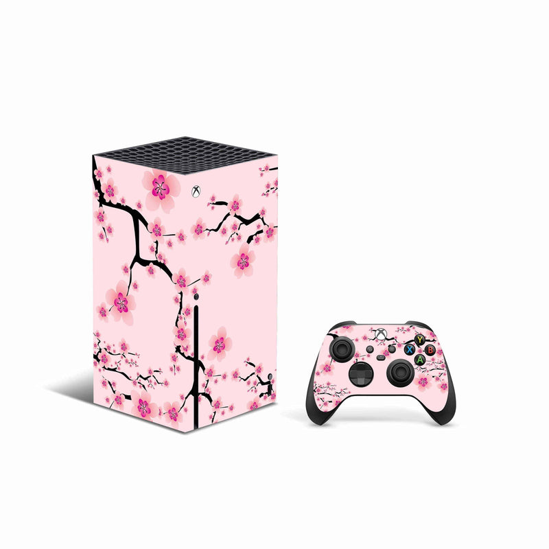 Sakura Japan Skin Decal For Xbox Series X Console And Controller , Full Wrap Vinyl For Xbox Series X - ZoomHitskin