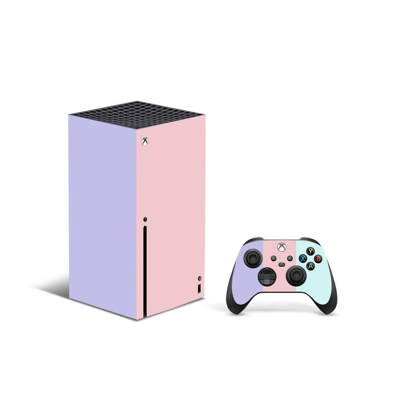 Summer Pastel Skin Decal For Xbox Series X Console And Controller , Full Wrap Vinyl For Xbox Series X - ZoomHitskin