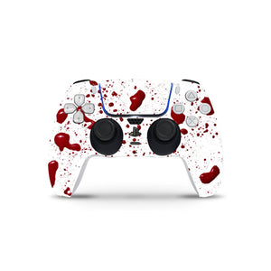 Blood Skin Decal For PS5 Playstation 5 Controller , Full Wrap Vinyl For PS5 Dualshock - ZoomHitskin