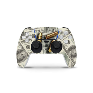 Gangster Mafio Skin Decal For PS5 Playstation 5 Controller , Full Wrap Vinyl For PS5 Dualshock - ZoomHitskin