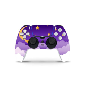 Moonight Plum Skin Decal For PS5 Playstation 5 Controller , Full Wrap Vinyl For PS5 Dualshock - ZoomHitskin