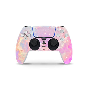 Stars Pink Skin Decal For PS5 Playstation 5 Controller , Full Wrap Vinyl For PS5 Dualshock - ZoomHitskin